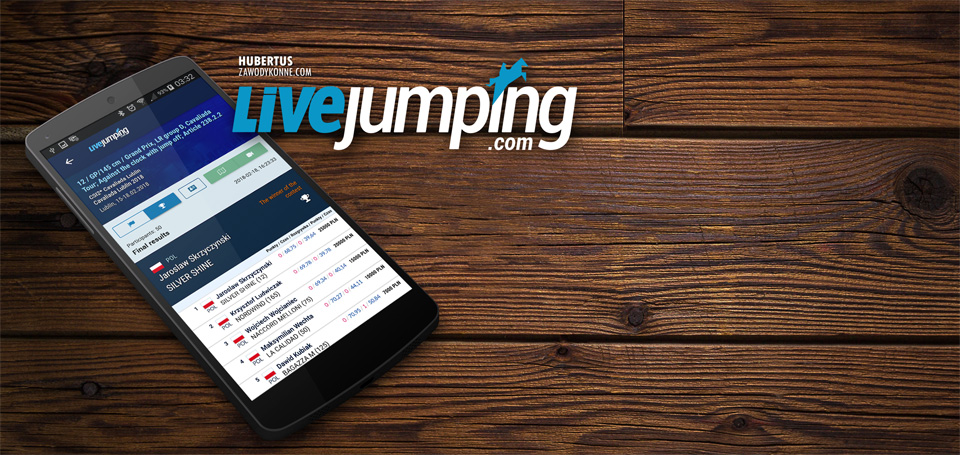 Pobież aplikację LiveJumping.com na telefon